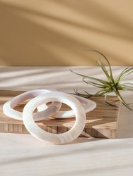 Mother-of-Pearl Bangle, Pearl White - Shell Jewelry