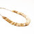 Mother of Pearl Long Necklace - Nude Brown