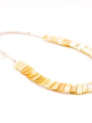 Mother Of Pearl Statement Necklace