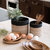 Natural + Black Tabletop Catch-All Set of 2 - Tabletop Bins