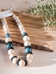 Natural Handmade Wooden Necklace