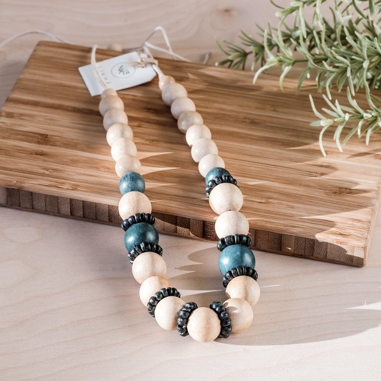 Natural Handmade Wooden Necklace