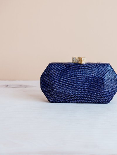 LIKHA Navy Blue Clutch - Handcrafted Clutches product