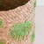 Palm Embroidered Soft Seagrass Basket - Embroidered Baskets