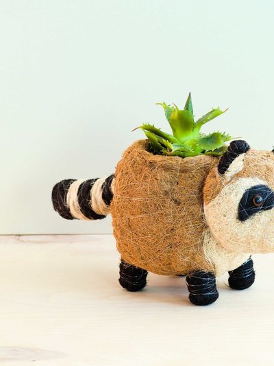 LIKHA Raccoon Planter - Handmade Plant Pot product