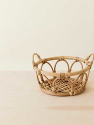 Rattan Fruit Basket -  Wicker Table Basket Set Of 3