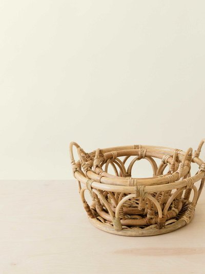 LIKHA Rattan Fruit Basket -  Wicker Table Basket Set Of 3 product
