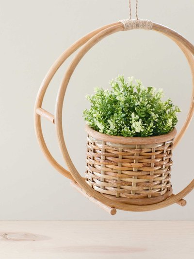 LIKHA Rattan Round Hanging Planter product