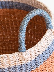 Tabletop Catch-All With Handle - Handcrafted Baskets