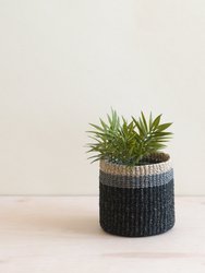 Tabletop Mini Basket - Handmade Baskets - Black