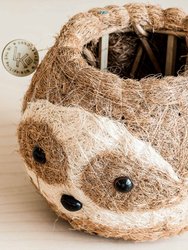 Two-tone Sloth Coco Coir Planter - Handmade Planters