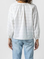 Bracelet Sleeve Drop Shoulder Buttondown