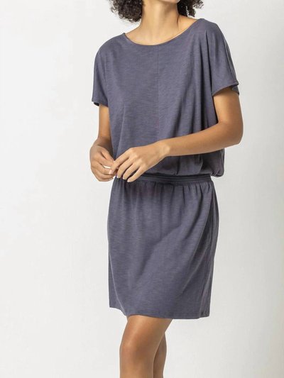 Lilla P Dolman Sleeve Dress In Neptune product