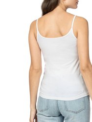 Layering Camisole Tank Top In White