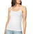 Layering Camisole Tank Top In White - White