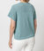 Pointelle Crewneck Sweater In Sea Blue