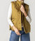 Reversible Snap Front Vest - Antique Gold