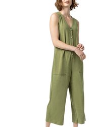 Sleeveless Jumpsuit - Dill