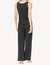 Super Soft Pant/tank Pajama Set In Black