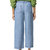 Wide Leg Chambray Pant In Washed Chambray