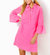 Jazmyn Linen Tunic Dress In Roxie Pink - Roxie Pink
