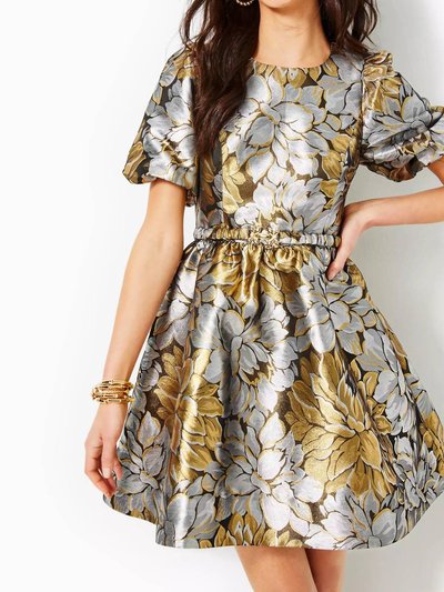 Lilly Pulitzer Priyanka Short Sleeve Floral Jacquard Dress product