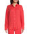 Stevey Relaxed Button Down Linen Shirt In Mizner Red - Mizner Red