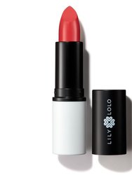 Vegan Lipstick - Coral Crush (bold, warm coral)