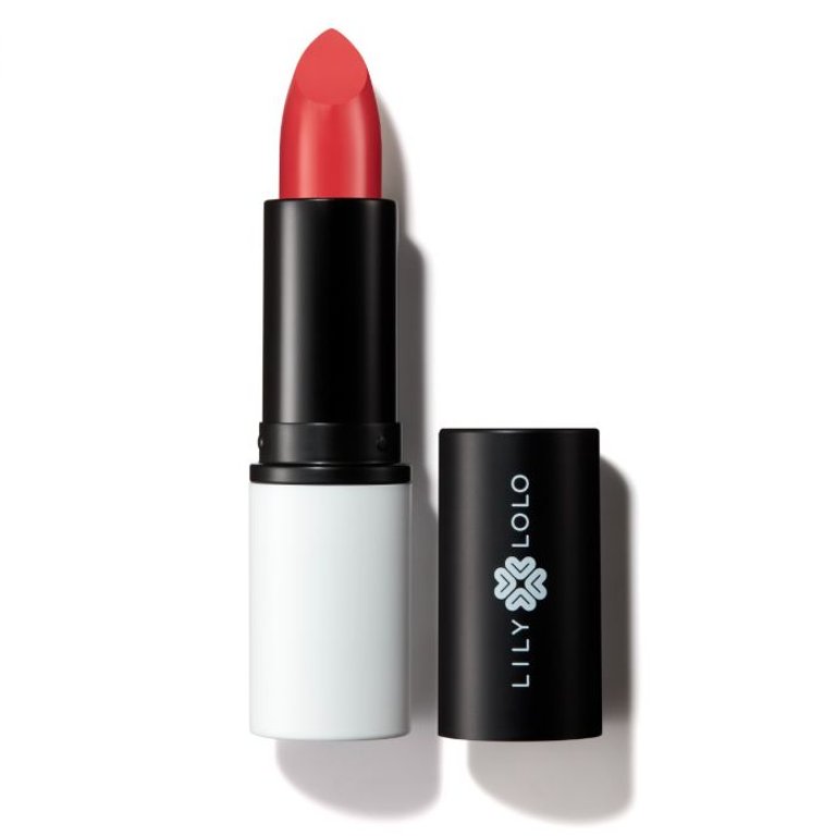 Vegan Lipstick - Coral Crush (bold, warm coral)