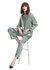 22 Momme Chic Trimmed Silk Pajamas Set - Avocado Green
