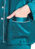 22 Momme Chic Trimmed Silk Pajamas Set - Dark Teal 