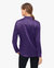 Basic Concealed Placket Silk Shirt - Deep Purple 