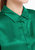 Basic Concealed Placket Silk Shirt - Green Jade 