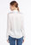 Basic Concealed Placket Silk Shirt - White 