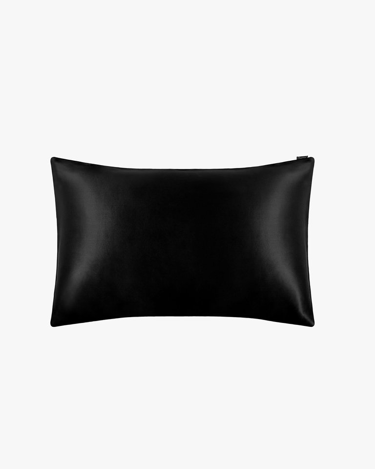 25 Momme Mulberry Silk Pillowcase - Black