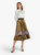 LILYSILK X MIM "STELLA" Pleated Skirt With Mesh Insert