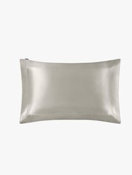 Oxford Envelope Luxury Silk Pillowcase  - Silvergray