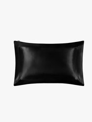 Oxford Envelope Luxury Silk Pillowcase  - Black