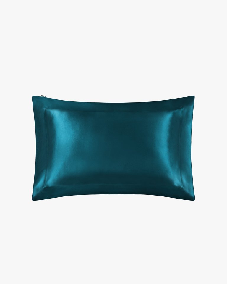 Oxford Envelope Luxury Silk Pillowcase  - Dark Teal