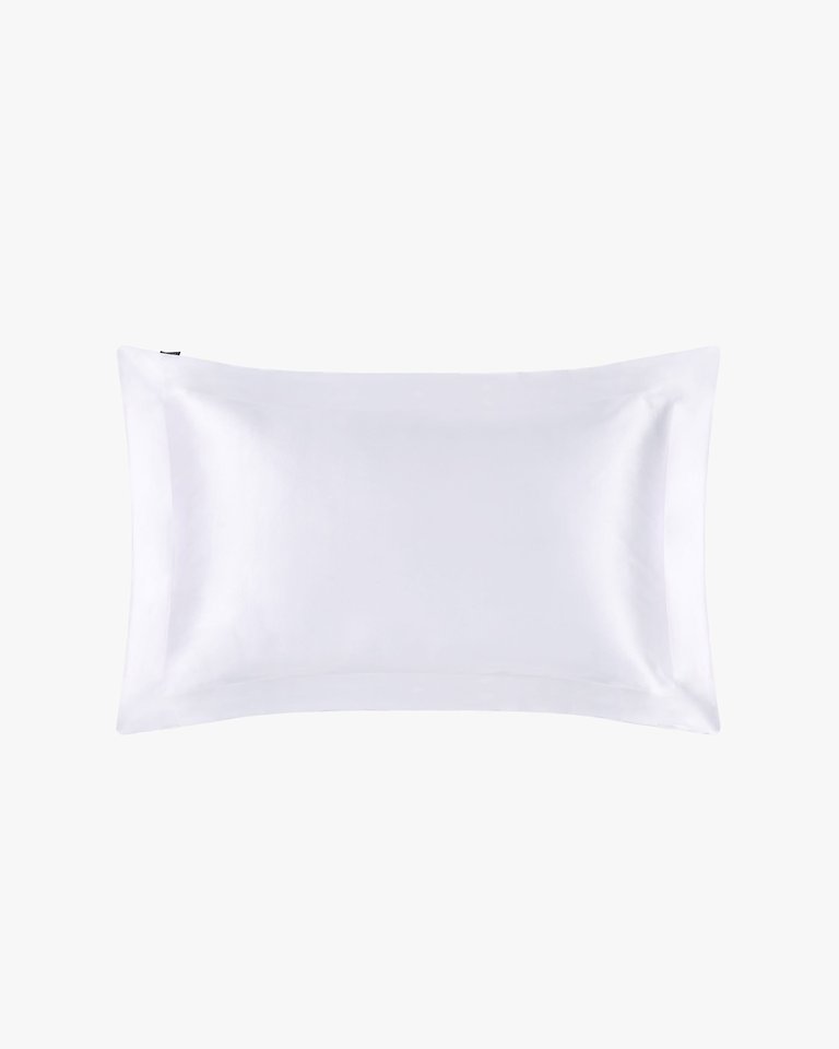Oxford Envelope Luxury Silk Pillowcase  - White