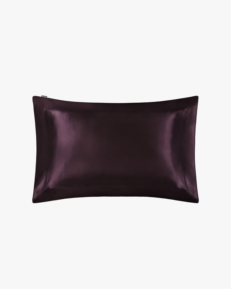 Oxford Envelope Luxury Silk Pillowcase  - Deep Purple