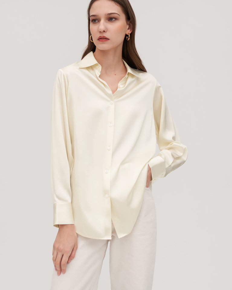 Women  SOS Shirt - Lily White