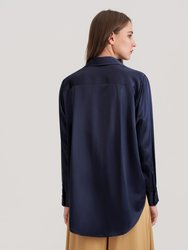 Women SOS Shirt - Navy Blue