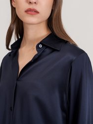 Women SOS Shirt - Navy Blue