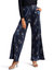 Women Spring Waltz Bias Cut Pants - Blue-Waltz-Pattern