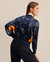 Women Spring waltz reversible silk jacket