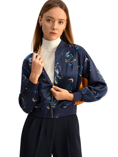 LILYSILK Women Spring waltz reversible silk jacket product