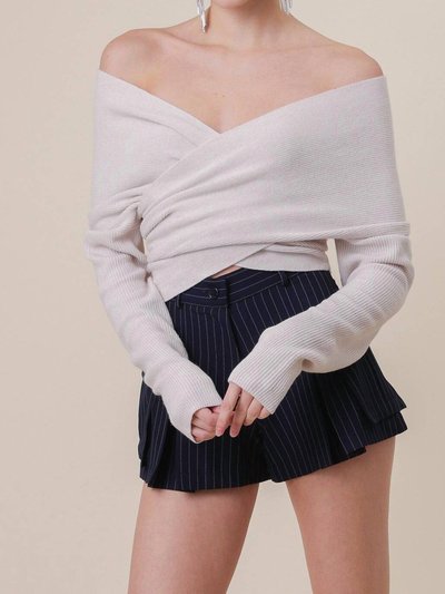 Line and Dot Beau Sweater In Ecru product