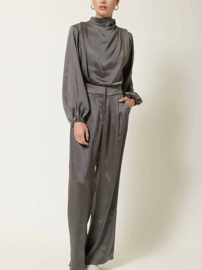 Line and Dot Bella Pants In Gunmetal product