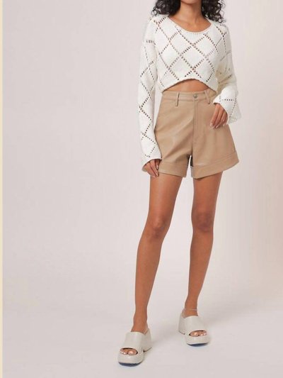 Line and Dot Dela Shorts In Khaki product